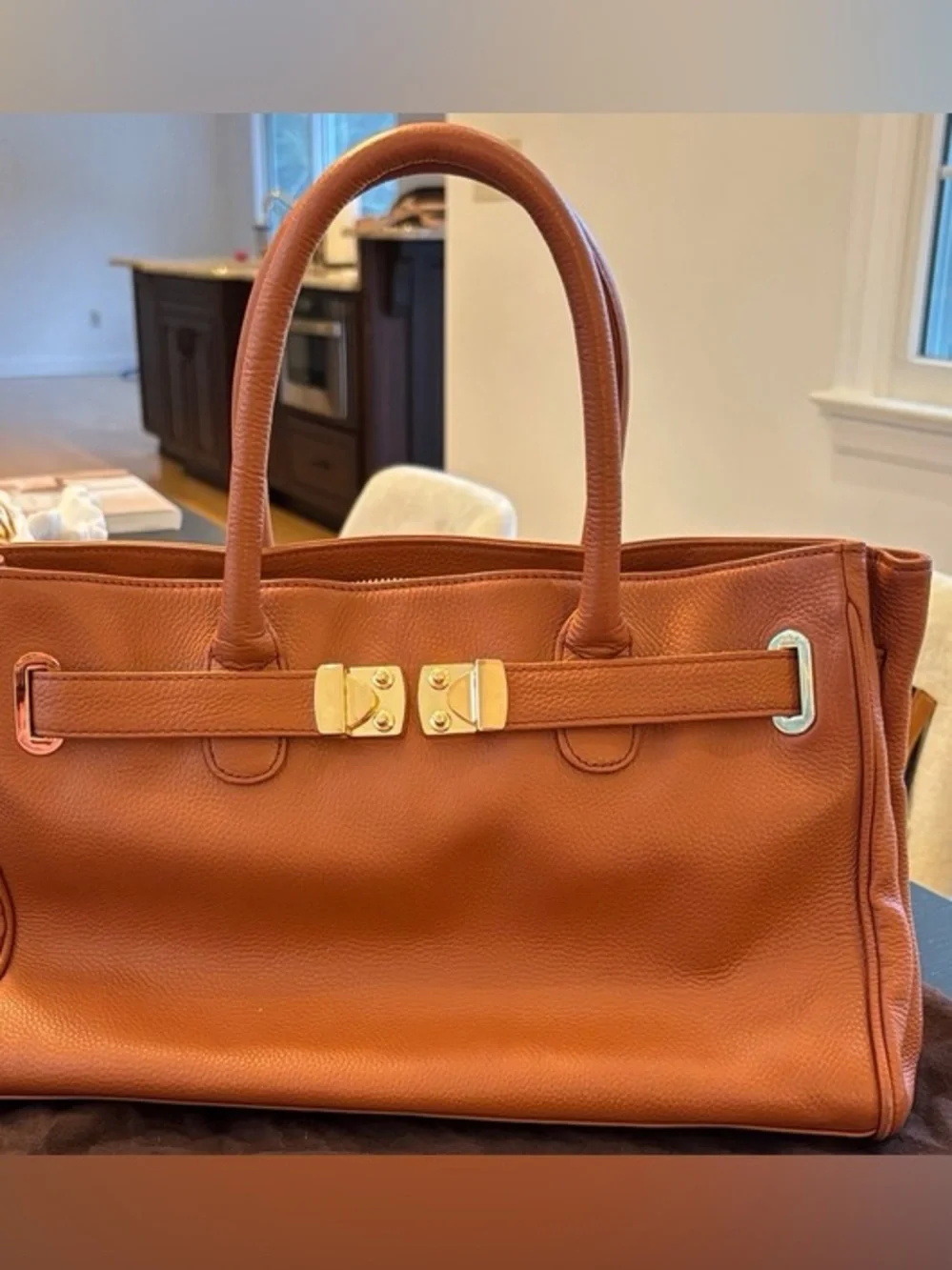 Onna Ehrlich Cowhide Leather Maya Tote Bag